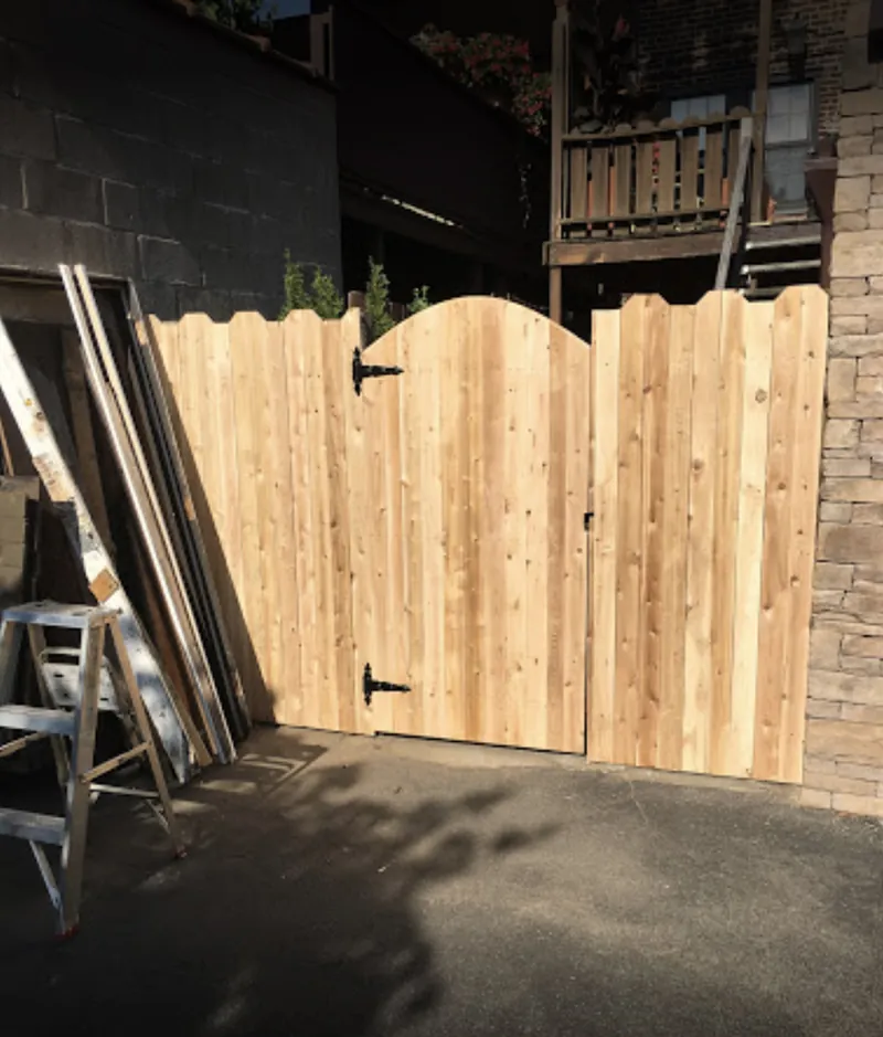 Wooden gate