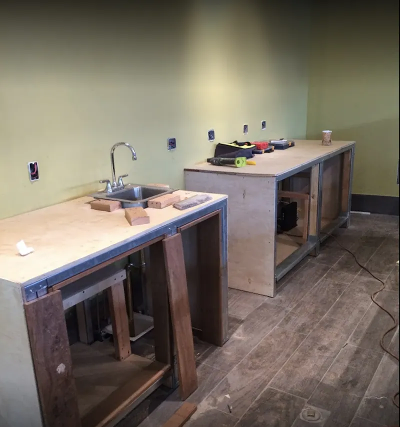 Cabinet work in progress