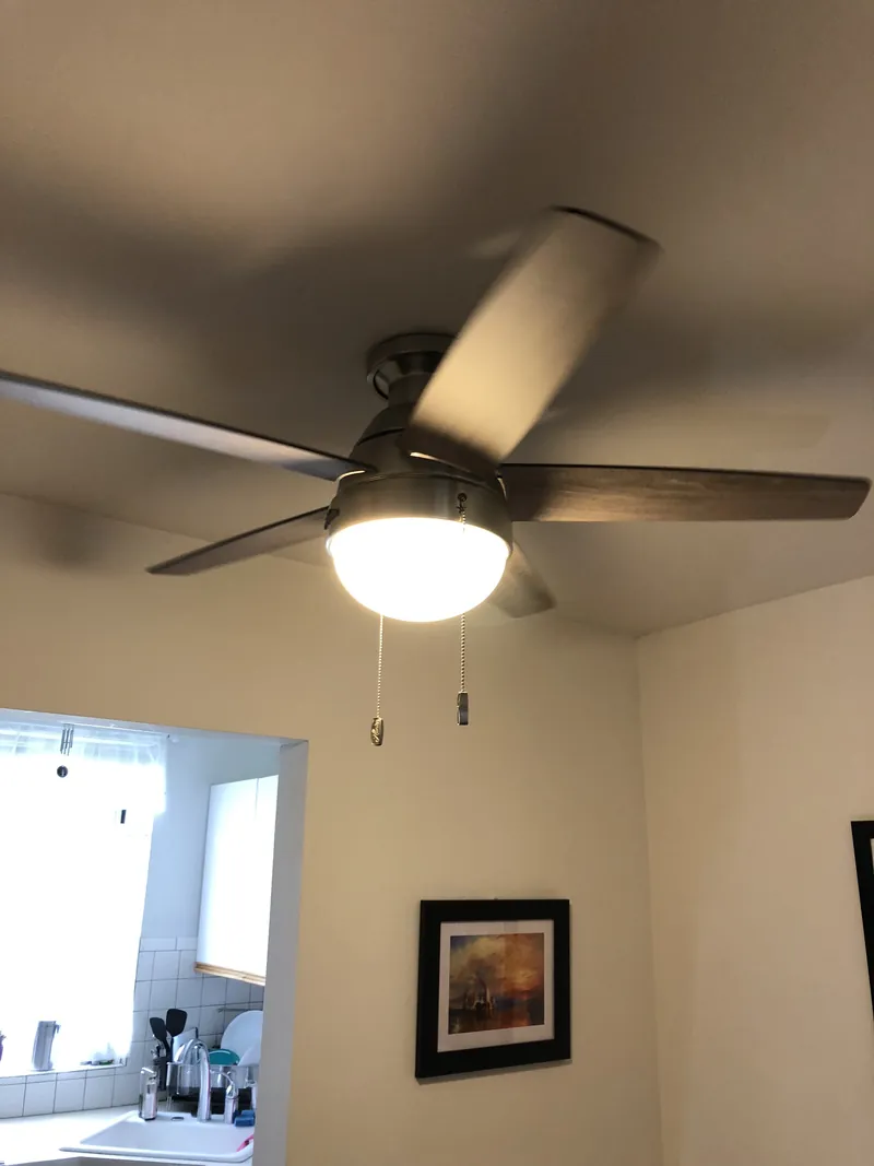 Ceiling fan and light