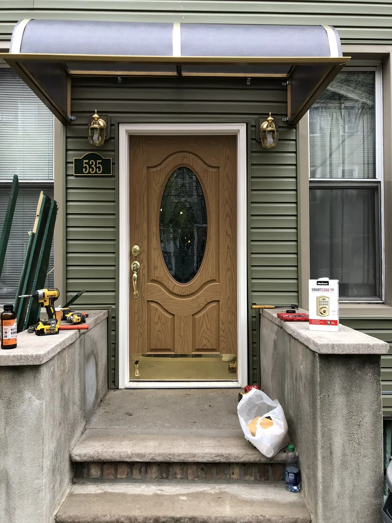 Exterior entry door