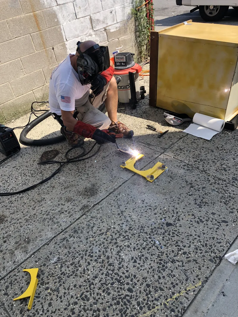 Repair work in progress