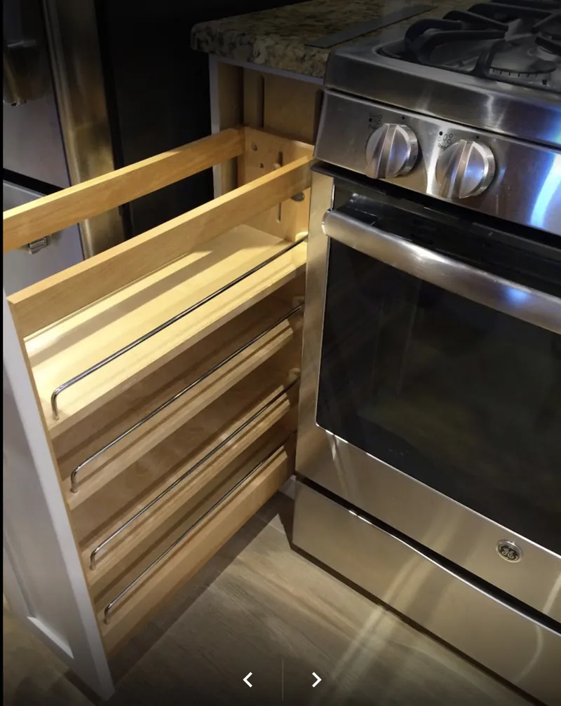 Pull-out cabinet storage