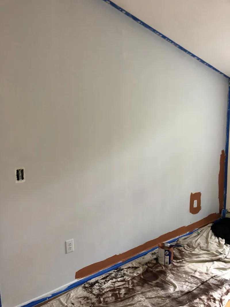 Interior painting preparation