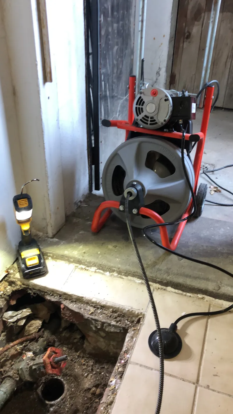 Drain service equipment